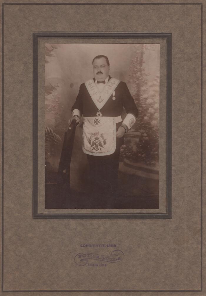 Fabián Onsari Gran Maestre de la Gran Logia de la Argentina.