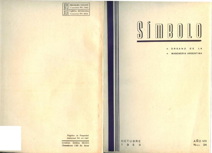 Revista Símbolo Nª 34.