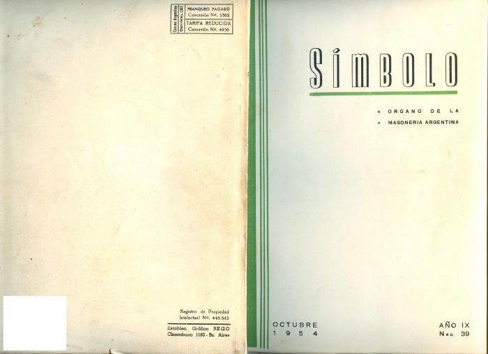Revista Símbolo Nª 39.