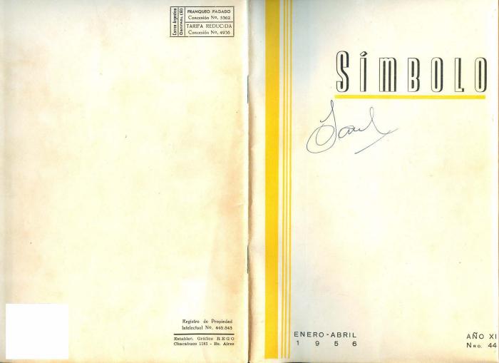 Revista Símbolo Nª 44.