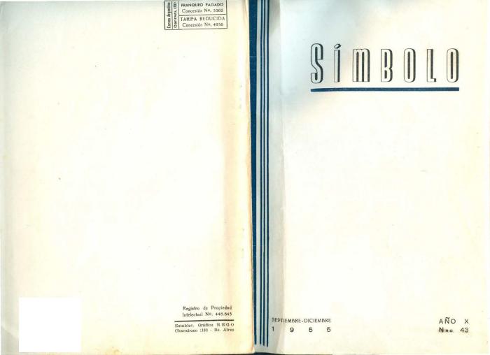 Revista Símbolo Nª 43.