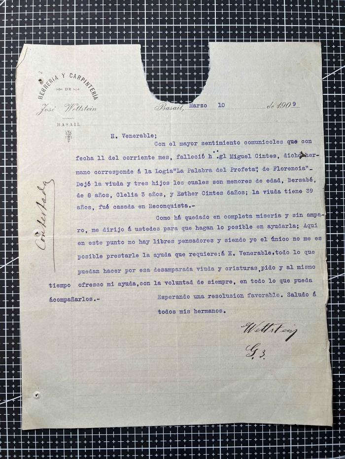 Documentación de R:. L:. Luchador del Chaco Nº 151.
