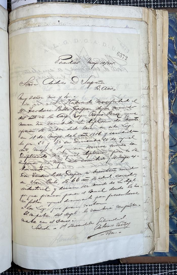 Documentación de R:. L:. Roque Pérez Nº 65.