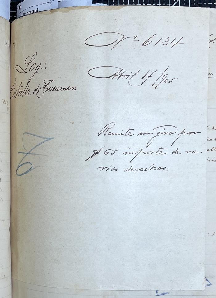 Documentación de R:. L:. Estrella de Tucumán Nº 71.