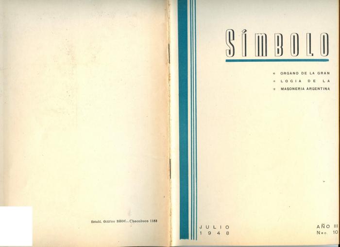 Revista Símbolo Nª 10.