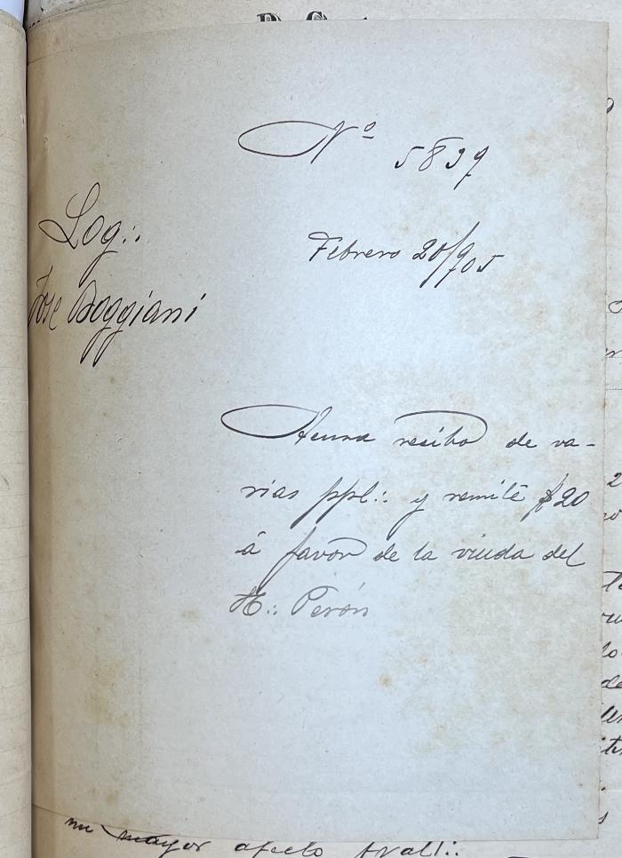 Documentación de R:. L:. José Boggiani Nº 190.