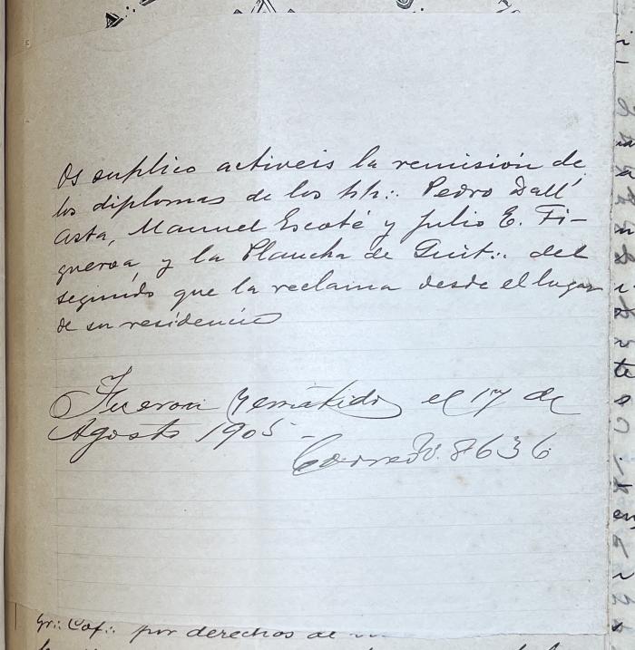 Documentación de R:. L:. José Boggiani Nº 190.